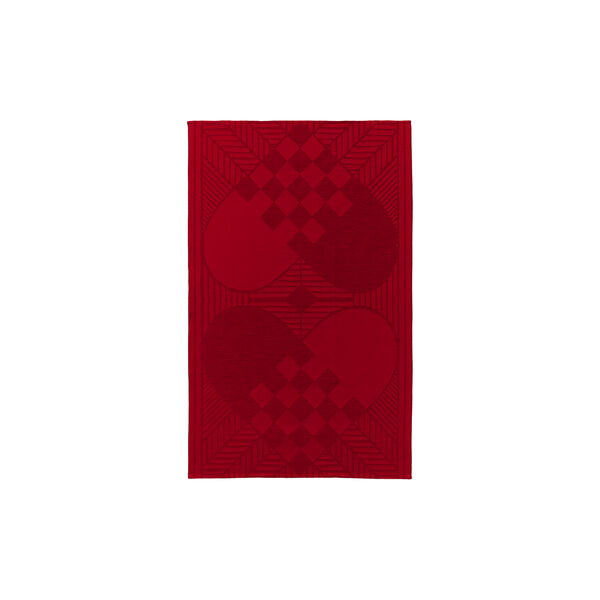 CHRISTMAS viskestykke, deep red CHRISTMAS viskestykke, deep red, Georg Jensen Damask