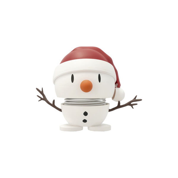 Soft Santa Snowman S, white, Hoptimist
