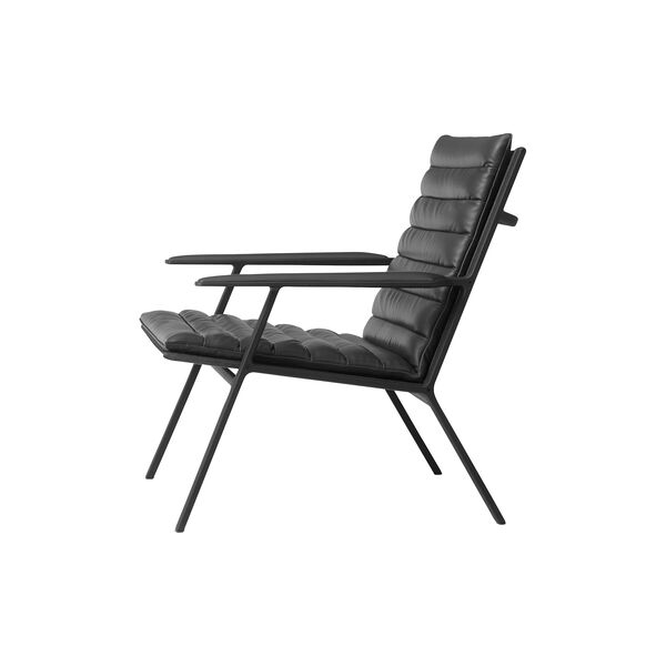 VIPP456 lænestol, sort/sort VIPP456 lænestol, sort/sort, Vipp