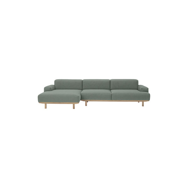 Reason 2-pers. sofa med chaiselong, Re-Wool 858, Bruunmunch Furniture