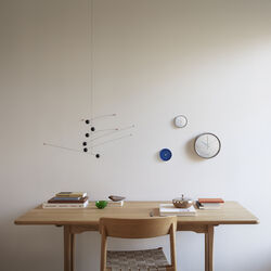 Koppel Vægur, poleret stål, Georg Jensen