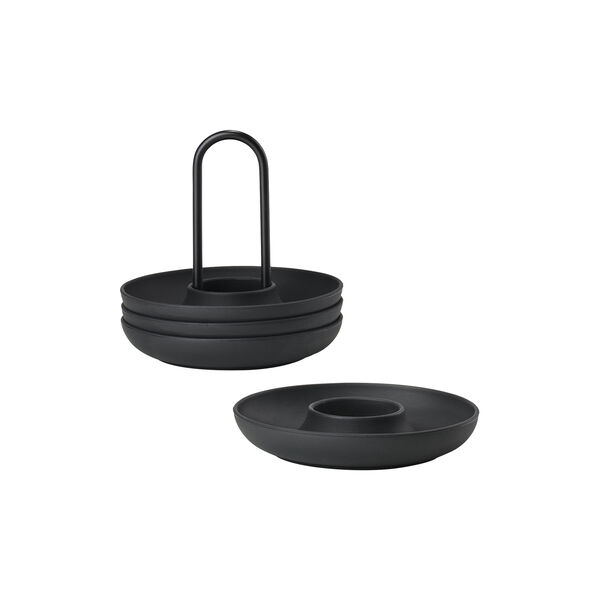 Singles æggebæger m. holder 4 stk, Zone Denmark