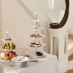 Hvid Riflet étagère 3 lag Hvid Riflet étagère 3 lag, Royal Copenhagen