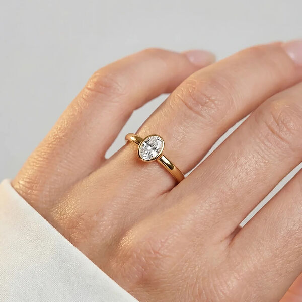 Sardinien Ovale Ring | Piccolo | Forgyldt, Sif Jakobs Jewellery