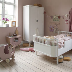 Dukkevogn, blossom pink, Sebra