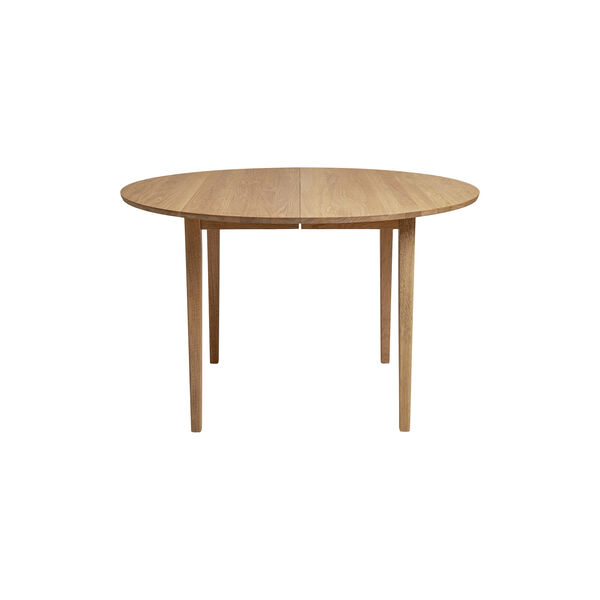 Sibast No 3 spisebord med udtræk ekskl. tillægsplader, hvidolieret eg, Sibast Furniture