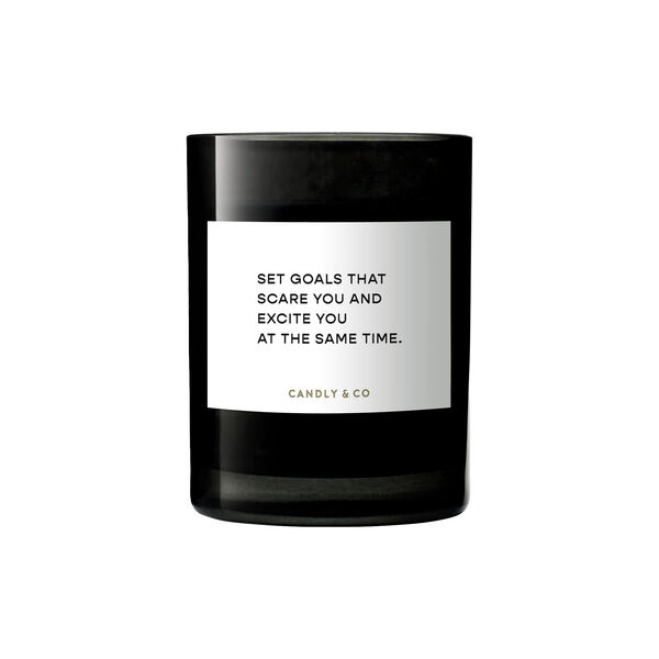 No. 4 Candle, Set goals that scare you and excite you at the same time, Candly & Co