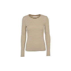 Ludmilla LS Tee, covert garden / birch, Basic Apparel