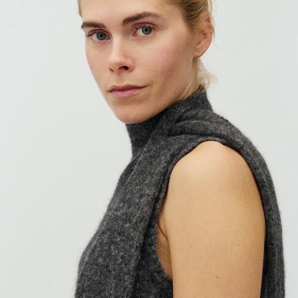 Fine M Knit, dark grey melange, mbyM