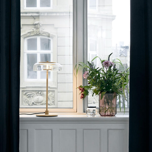 Blossi Table Lamp, nordic gold/clear, Nuura
