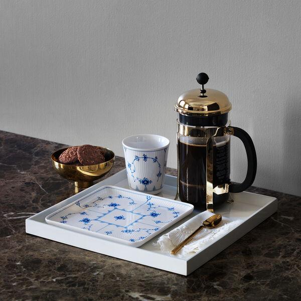 Musselmalet Riflet tallerken 20 cm Musselmalet Riflet tallerken 20 cm, Royal Copenhagen