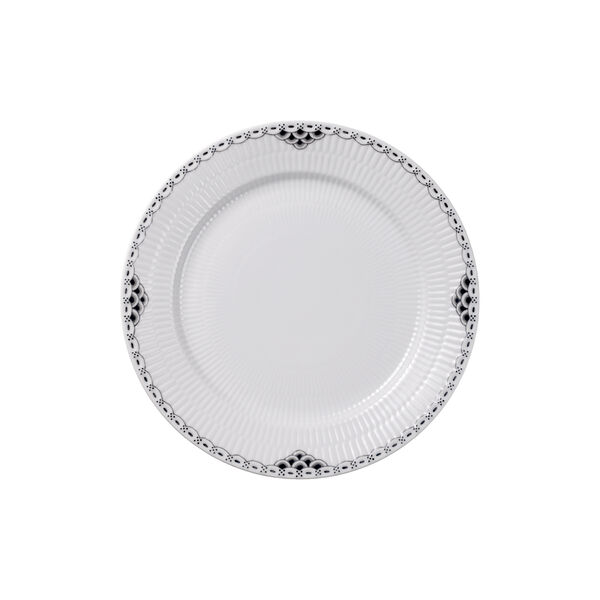 Sort Riflet Blonde tallerken Ø 27 cm, Royal Copenhagen