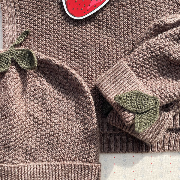 Fruity Beanie, bunny brown melange, Konges Sl&oslash;jd