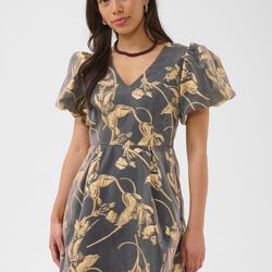 TaditaSZ Dress, dark gull gray, Saint Tropez