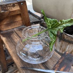 Pumpkin vase, Baltic Sea Glass