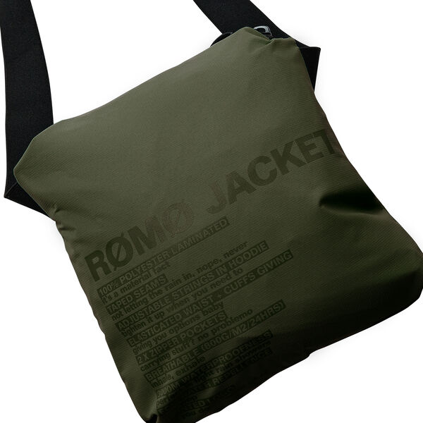 Rømø LW Rain Jacket Packable, army, H2O Sportswear