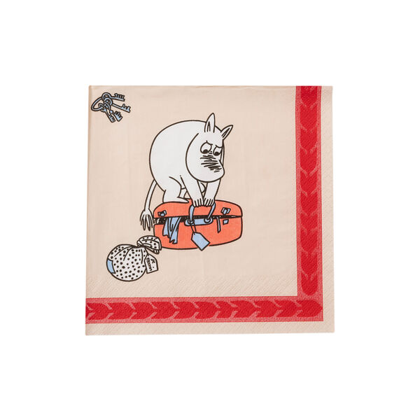 Mumi papirservietter Ferieklar, Moomin Arabia