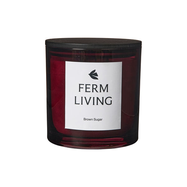 Vitto Scented Candle 3 v&aelig;ger, dark grape, Ferm Living
