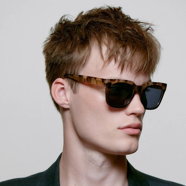 Nancy Solbriller, coquina/grey transparent, A. KJÆRBEDE