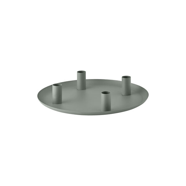 LOHA candle holder round, agave green LOHA candle holder round, agave green, Blomus