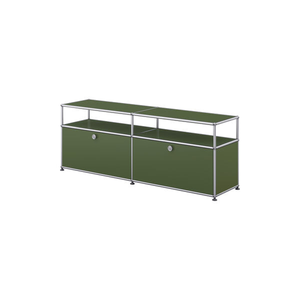 USM Haller | Model O2 | Olive Green | TV-m&oslash;bel, USM Haller