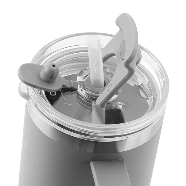 Thermo Cup With Straw, light grey Thermo Cup With Straw, light grey, AYA&IDA