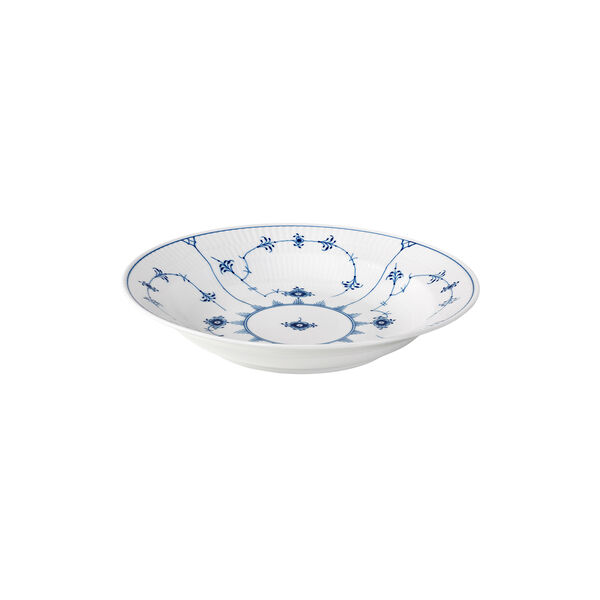 Musselmalet Riflet dyb tallerken Ø 27 cm Musselmalet Riflet dyb tallerken Ø 27 cm, Royal Copenhagen