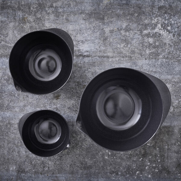 Margrethe-sæt 4 dele, pebble sort, Rosti