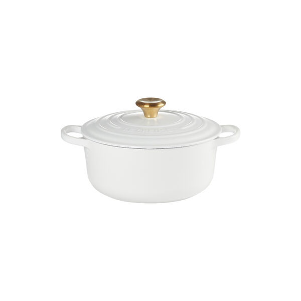 Signature rund gryde Ø 20 cm, white Signature rund gryde Ø 20 cm, white, Le Creuset