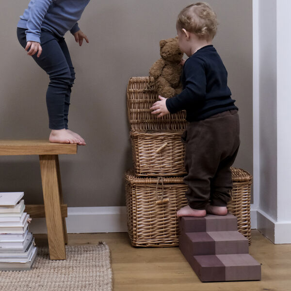 Krokodille M, vintage rose, bObles