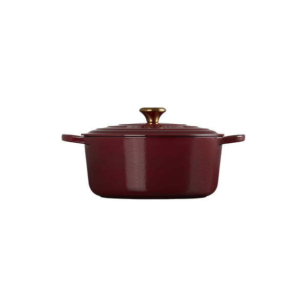 Signature rund st&oslash;bejernsgryde &Oslash; 28 cm, garnet, Le Creuset
