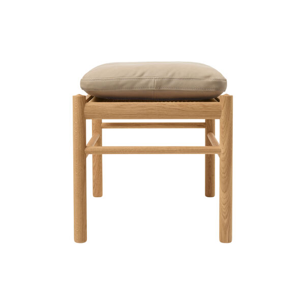 OW149F Footstool, Marble 20366, Carl Hansen & Søn