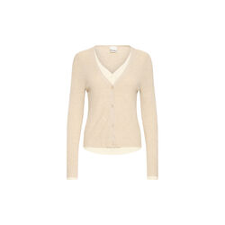 IHFAMA Cardigan, toasted coconut with birch, ICHI