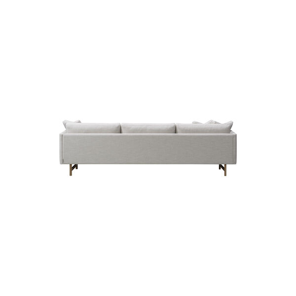 FF5525 80 3 pers. sofa chaise, lys beige/lakeret røget eg FF5525 80 3 pers. sofa chaise, lys beige/lakeret røget eg, Fredericia Furniture