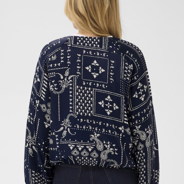 StephanieSZ Bomber Jacket, nightsky paisley mosaic, Saint Tropez
