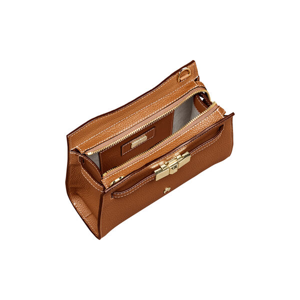 Farah S Crossbody Bag, cognac brown Farah S Crossbody Bag, cognac brown, Aigner