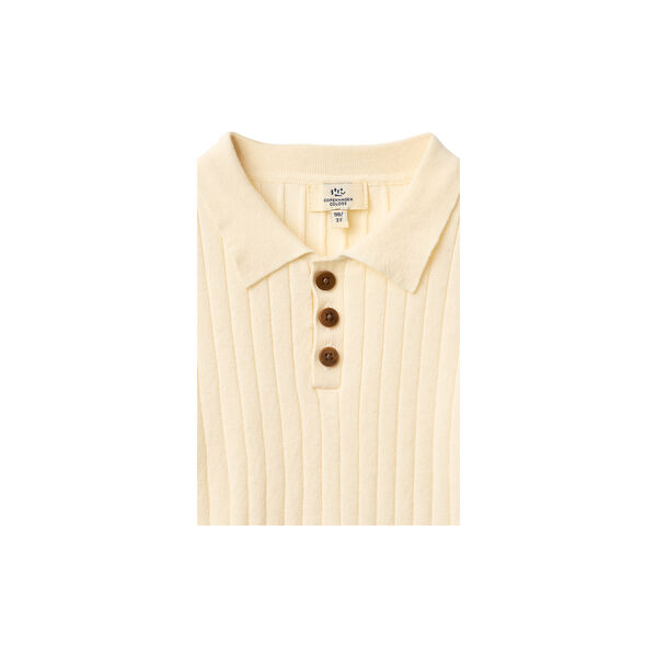Rib Knitted Polo, Copenhagen Colors Organics