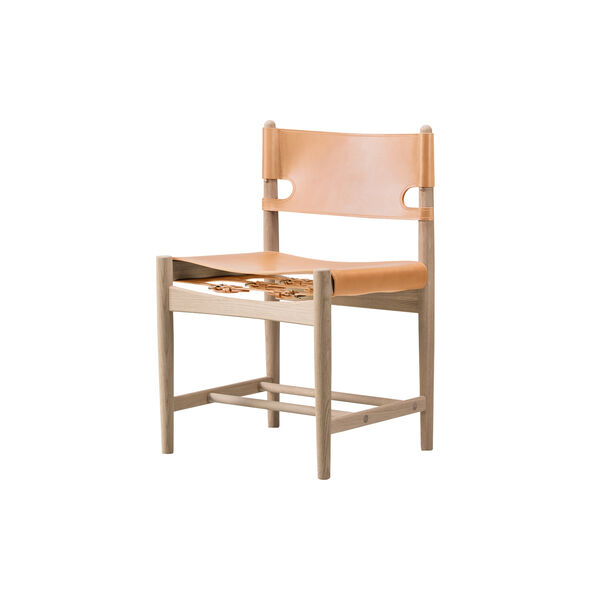 3237 Den Spanske spisebordsstol, natur/sæbebehandlet eg 3237 Den Spanske spisebordsstol, natur/sæbebehandlet eg, Fredericia Furniture