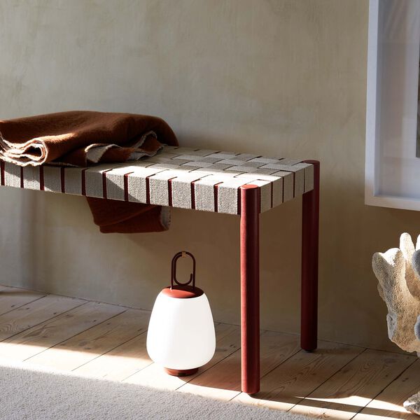 Lucca SC51 transportabel bordlampe, maroon, &Tradition