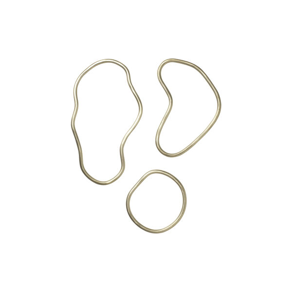 Pond bordskåner, messing, Ferm Living