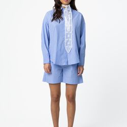 HARPER striped shirt, blue stripes, Coster Copenhagen