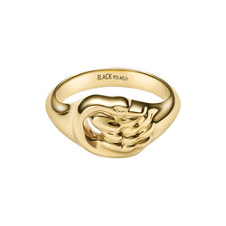 Swan Mini Signet Ring, gold, Maria Black