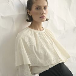 KBErmine Blouse, egret, Karen by Simonsen