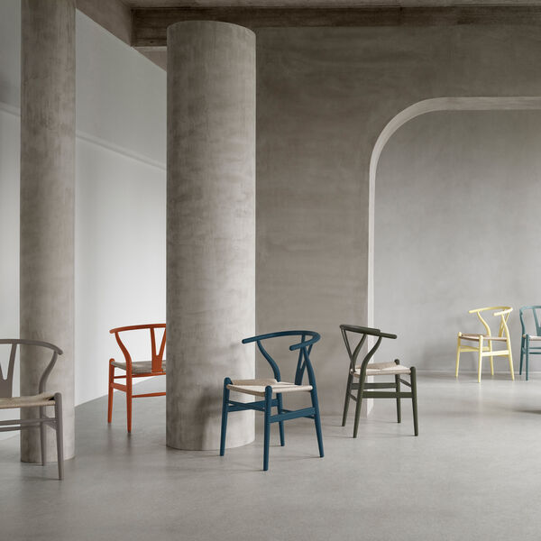 CH24 Y-stolen spisebordsstol, soft slate CH24 Y-stolen spisebordsstol, soft slate, Carl Hansen & Søn