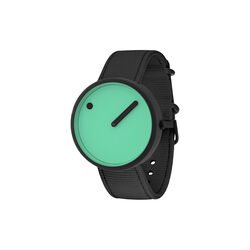 PICTO armbåndsur, pacific green/matt black/manta ray black, PICTO