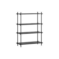 Shelving Classic Medium, black/black, MOEBE