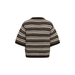 CerysPW Pullover, brown/french oak stripe, Part Two