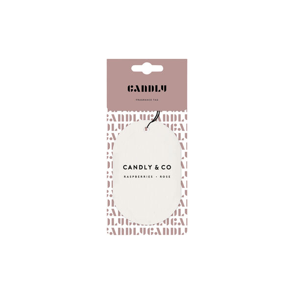 No. 7 Scented Car/Room Tag, Raspberries/Rose No. 7 Scented Car/Room Tag, Raspberries/Rose, Candly & Co