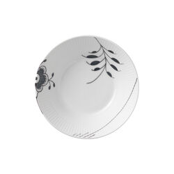 Sort Mega Riflet dyb tallerken Ø 17 cm, Royal Copenhagen