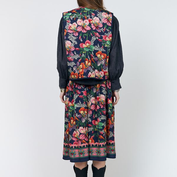 CairoLL Vest, flower print, Lollys Laundry